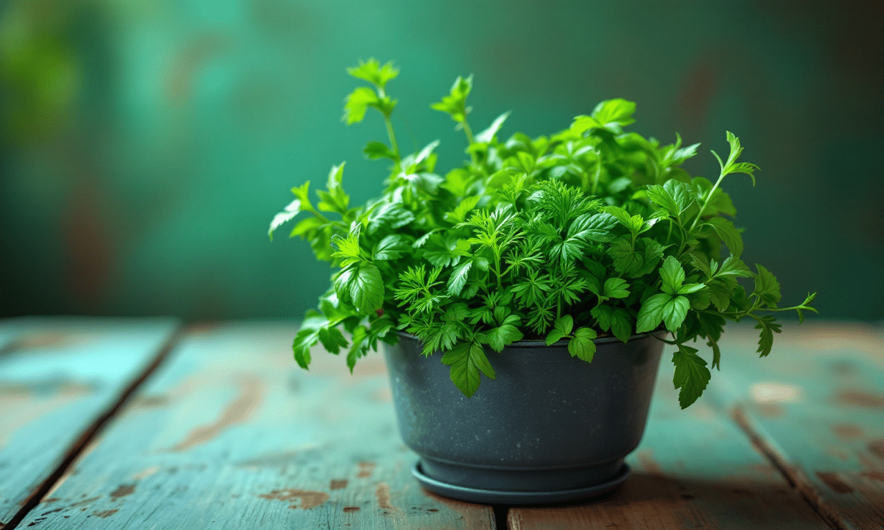 Deze 6 kruiden groeien samen perfect in één pot