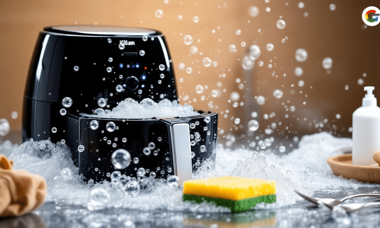 Airfryer schoonmaken: de snelle 5-minuten methode
