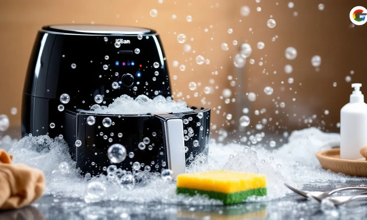Airfryer schoonmaken: de snelle 5-minuten methode