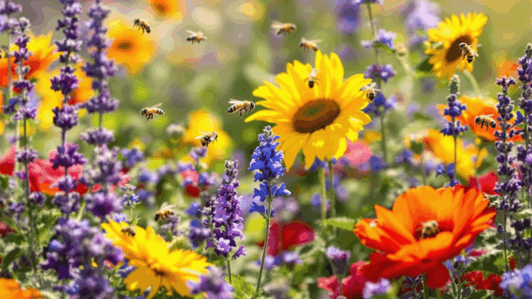 Deze 5 planten trekken direct bijen aan – en bloeien de hele zomer