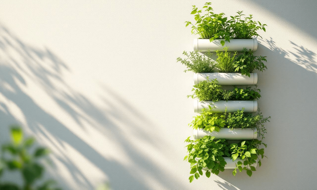 Deze PVC-buis hack creëert een kruidentuin in de kleinste ruimte