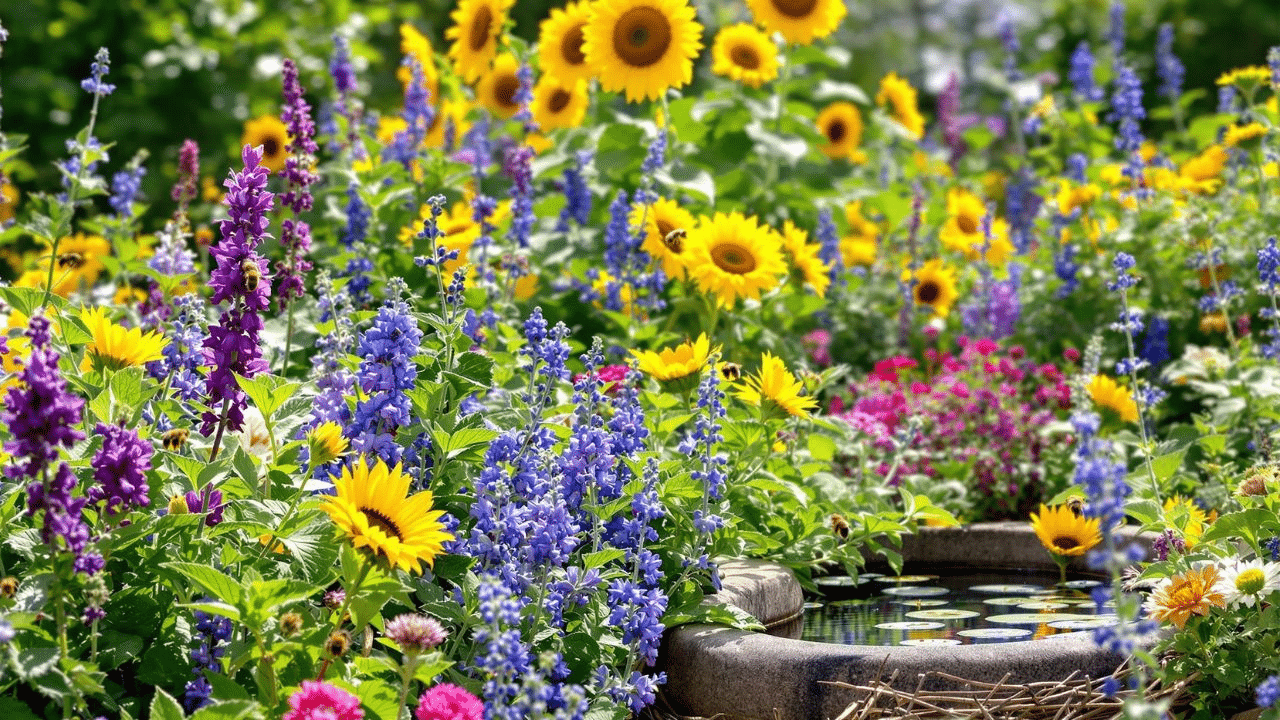 Deze geheime plantencombinatie creëert een paradijs voor bestuivers